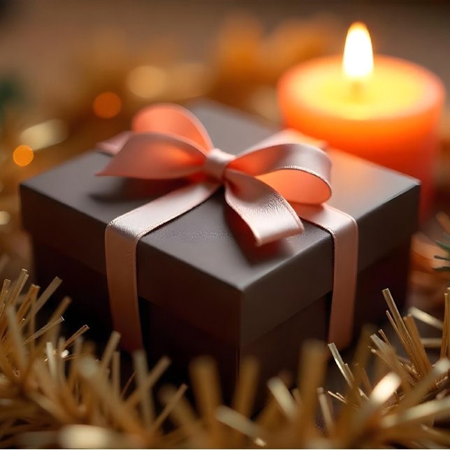 Gingerbread Cookie Brown D78F62  Satin Ribbon (Christmas Gingerbread Cookie Brown D78F62 Satin Ribbon. Ai Gen.)