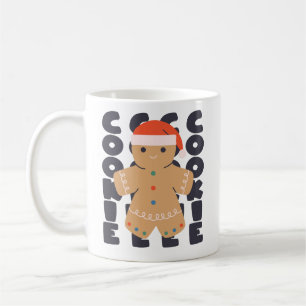 Gingerbread Cookie Christmas Coffee Mug