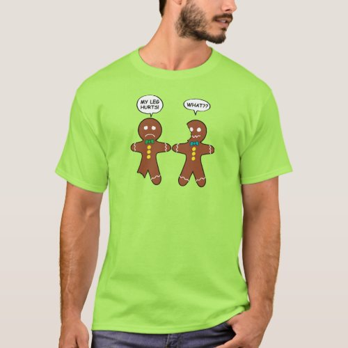 Gingerbread Cookie Christmas Funny T_Shirt