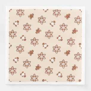 Gingerbread Cookie Christmas Holiday Paper Napkins