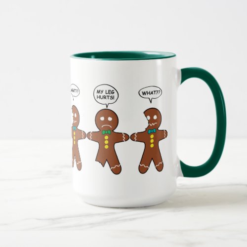 Gingerbread Cookie Christmas Humor Mug