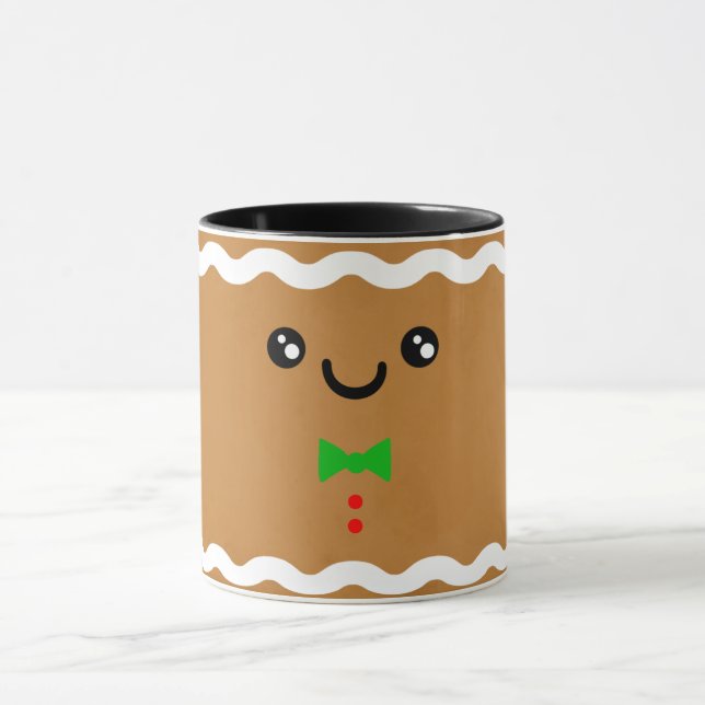Gingerbread Cookie Christmas Mug (Center)