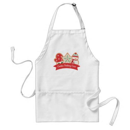 Gingerbread  Cookie  Cookie Baking Crew  Adult Apron