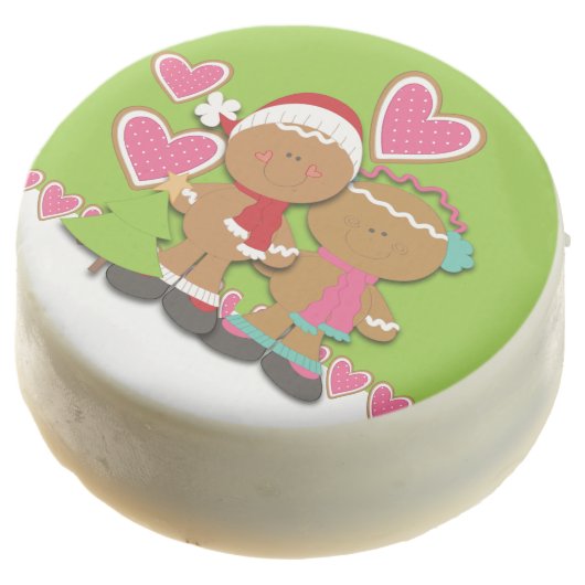 Gingerbread Cookie Couple Christmas (Angled)