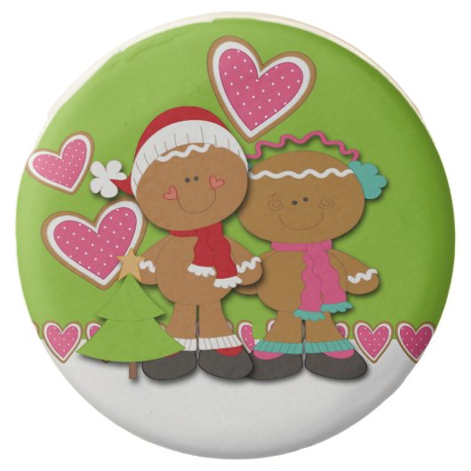 Gingerbread Cookie Couple Christmas (Front)
