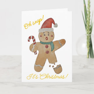 Gingerbread Cookie Holiday Card