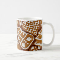 Gingerbread cookie holiday coffee mug