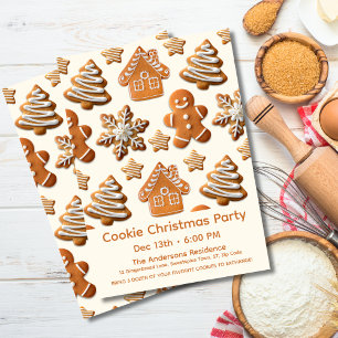Gingerbread Cookie Invite