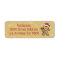 Gingerbread Cookie Return Address Label