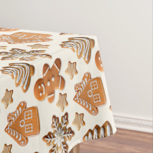 Gingerbread Cookie Tablecloth