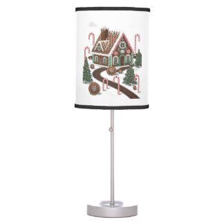 Gingerbread Cookie Wonderland Table Lamp