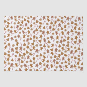 Gingerbread Cookies and Candy Canes  Tissue Paper