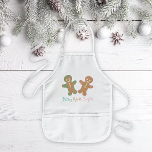 Gingerbread Cookies Baking Bright Kids' Apron