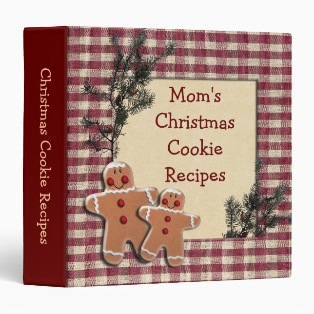 Gingerbread Cookies Binder (Front/Spine)