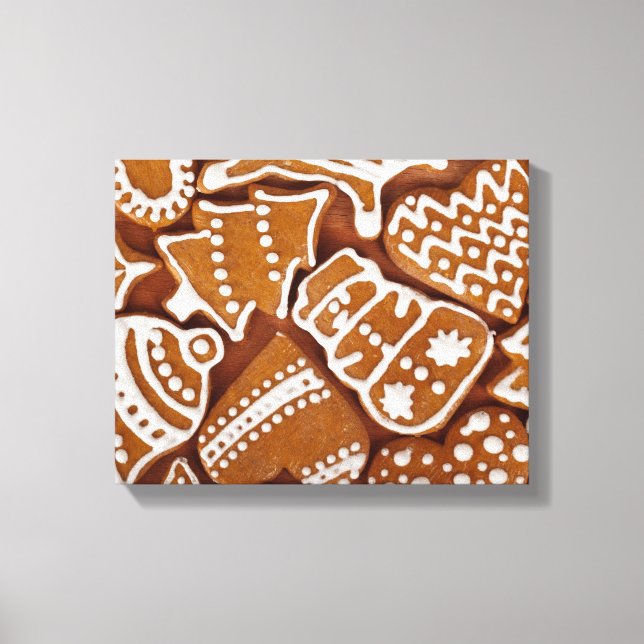 Gingerbread Cookies canvas print (Front)