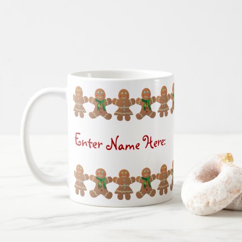 Gingerbread Cookies Celebrating Christmas Coffee Mug
