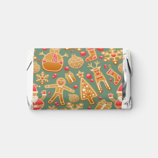 Gingerbread/cookies/Christmas Hershey's Miniatures (Front)