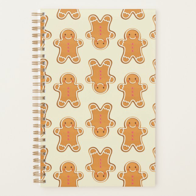 Gingerbread Cookies Christmas Notebook Journal (Front)