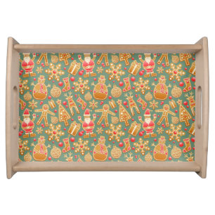 Gingerbread/cookies/Christmas Serving Tray