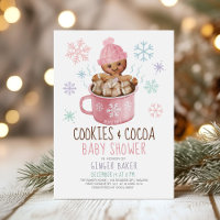 Gingerbread Cookies & Cocoa Girl Baby Shower