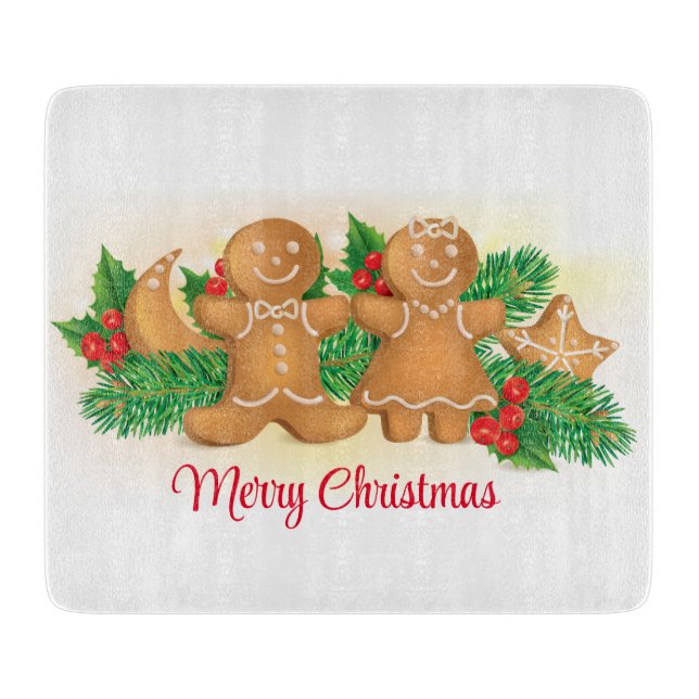 Gingerbread Cookies  Cutting Board (Front)