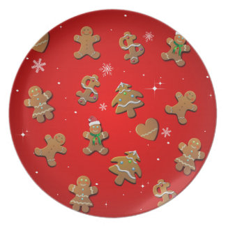 Gingerbread Plates | Zazzle