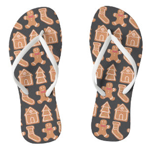 Gingerbread cookies flip flops