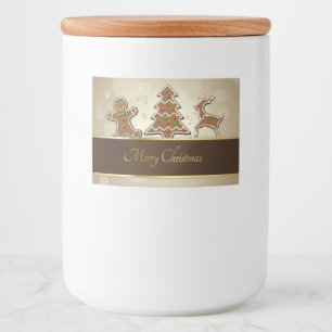 Gingerbread Cookies Food Label