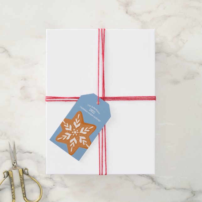 Gingerbread Cookies Gift Tags (With Twine)