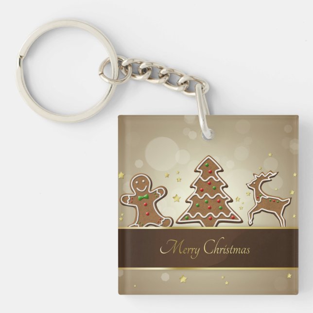 Gingerbread Cookies Keychain (Front)