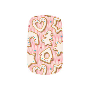 Gingerbread Cookies Minx Nail Art Decals
