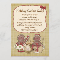 Gingerbread Cookies, Mug Invitation