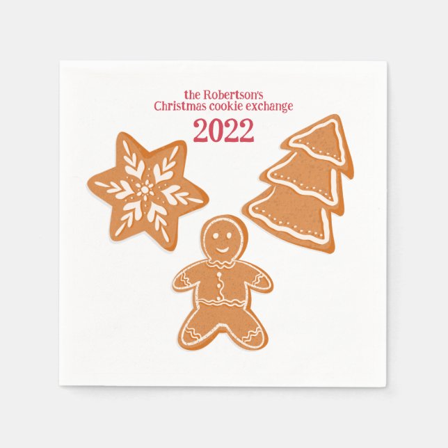 Gingerbread Cookies Napkins (Front)