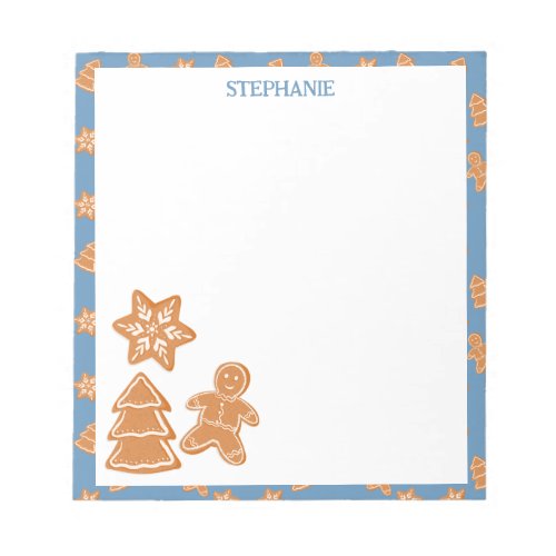 Gingerbread Cookies Notepad