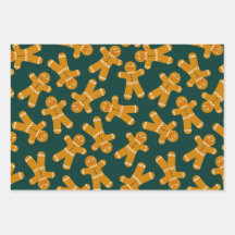 Gingerbread Cookies on Green