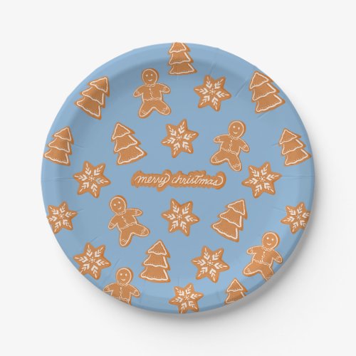 Gingerbread Cookies Paper Plates