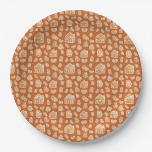 Gingerbread Cookies Paper Plates