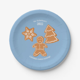 Gingerbread Cookies Paper Plates