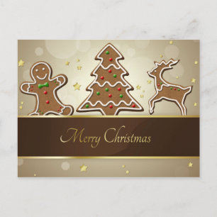 Gingerbread Cookies Postcard