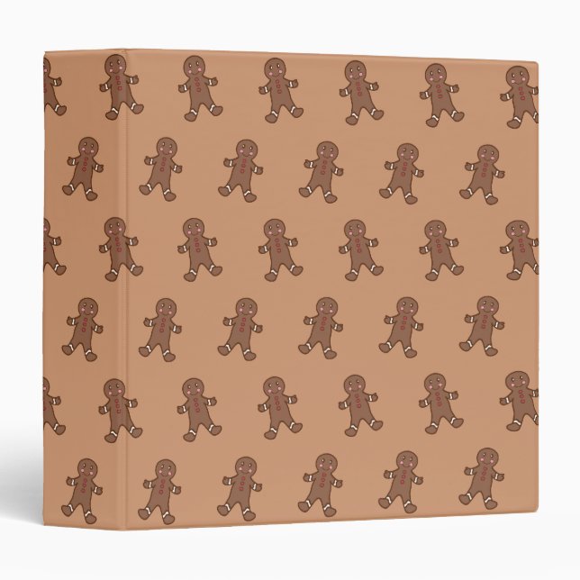  Gingerbread Cookies Recipe Binder (Front/Spine)