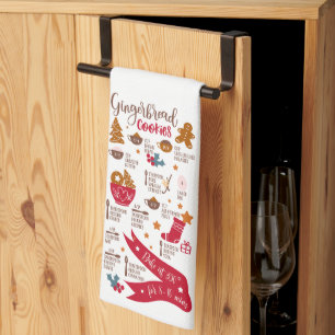 Gingerbread Cookies Recipe Kitchen Towel