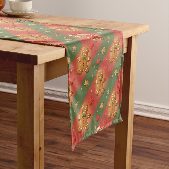 Gingerbread Cookies  Short Table Runner (In Situ)