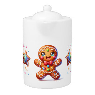 Gingerbread Cookies Teapot