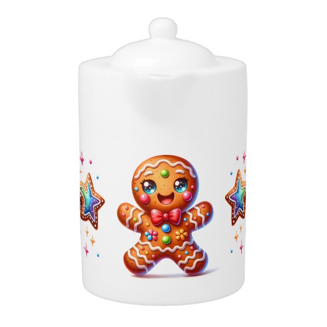 Gingerbread Cookies  Teapot (Front)