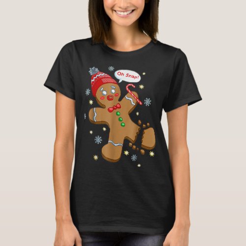 Gingerbread Cookies Tis The Season To Be Naughty U T_Shirt