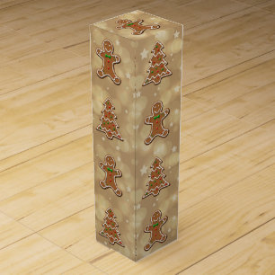 Gingerbread Cookies - Wine Gift Box