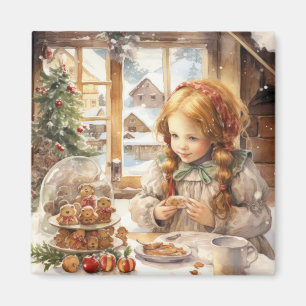 Gingerbread Country Kitchen Magnet