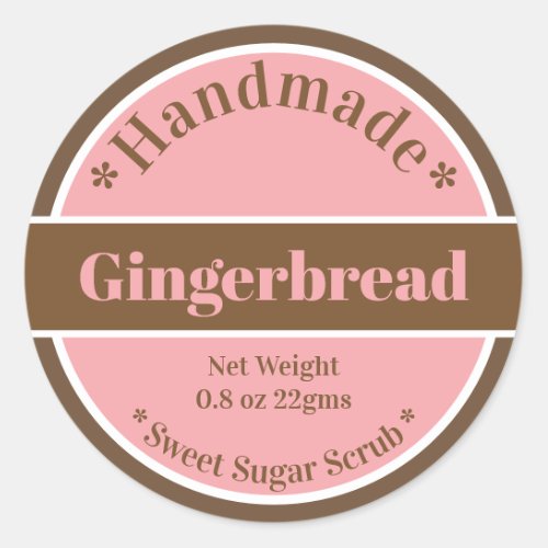 Gingerbread Craft Label