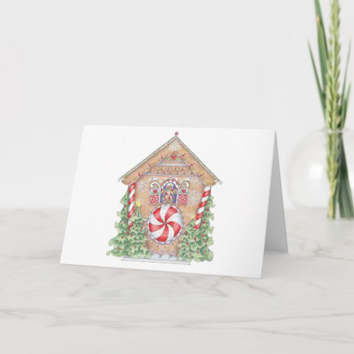 Gingerbread Cuckoo Clock Holiday Card