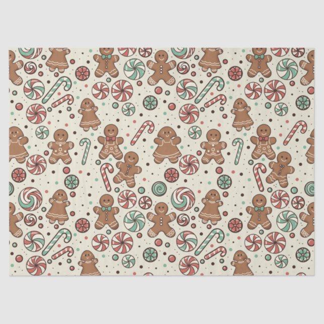 Gingerbread Delight Tissue Paper (Front)